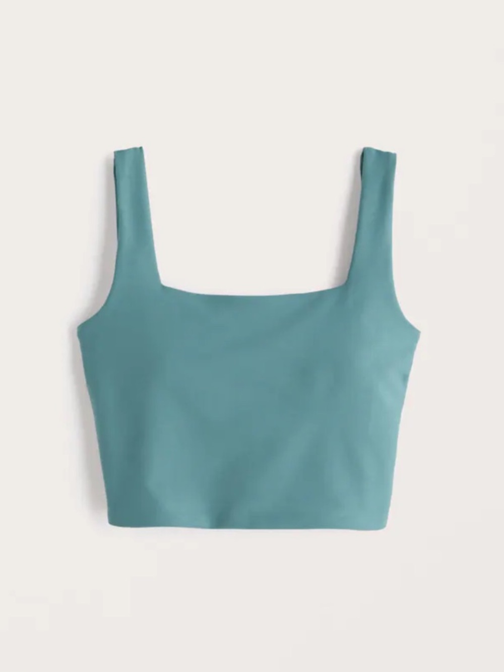 Abercrombie & Fitch YPB Squareneck Slim Tank - Green
